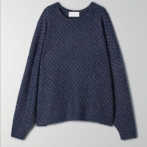 Aritzia Blue Balboa Sweater